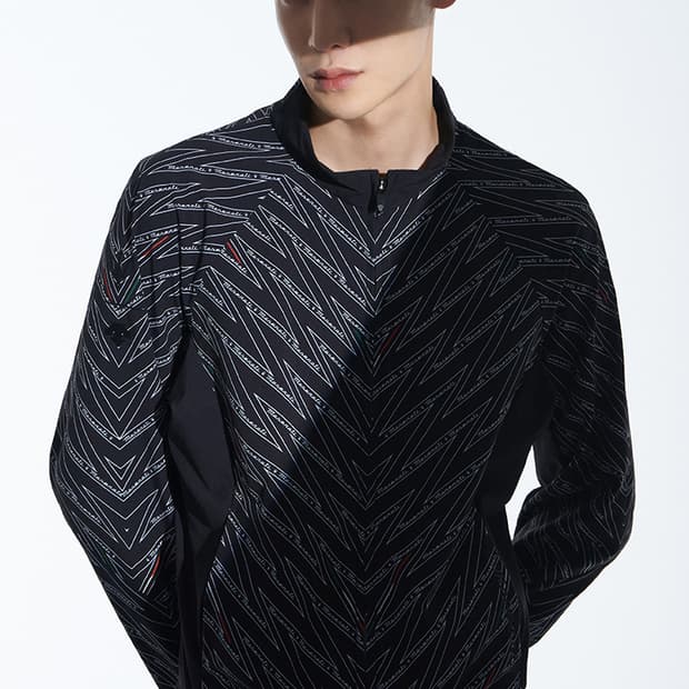 데상트 X 마세라티 골프 홑겹 윈드 브레이커