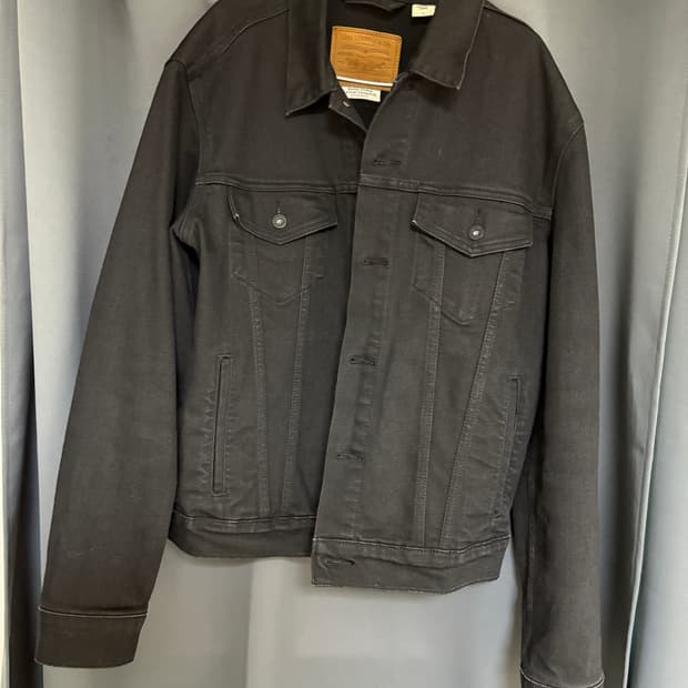 리바이스 트러커자켓 블랙 m