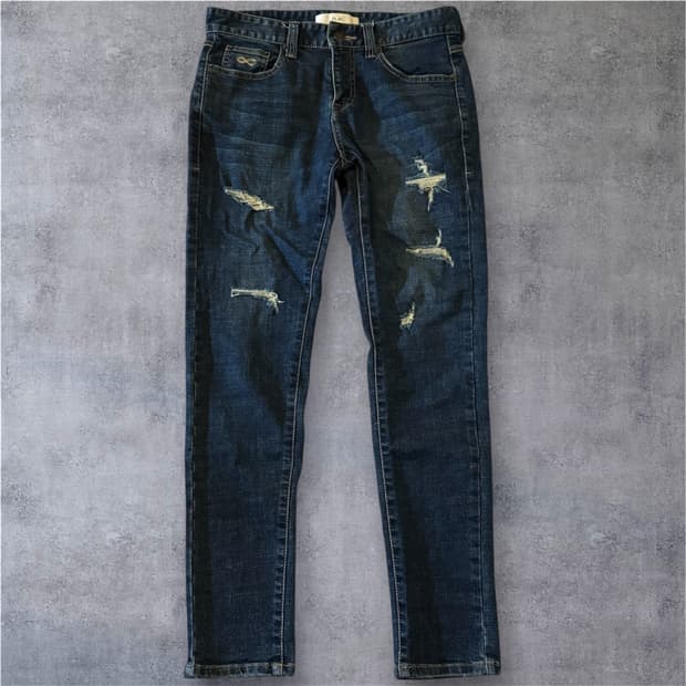 (29) 플랙진 PLAC KURZ 바이크진 워싱 데님 청바지 데미지진