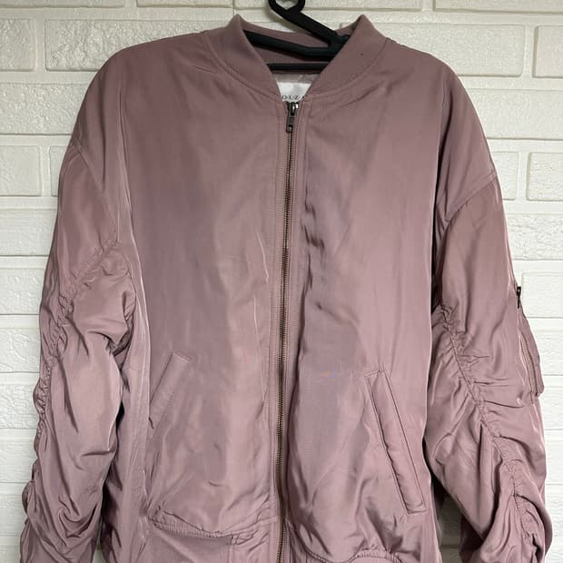 Colza 핑크색 항공점퍼