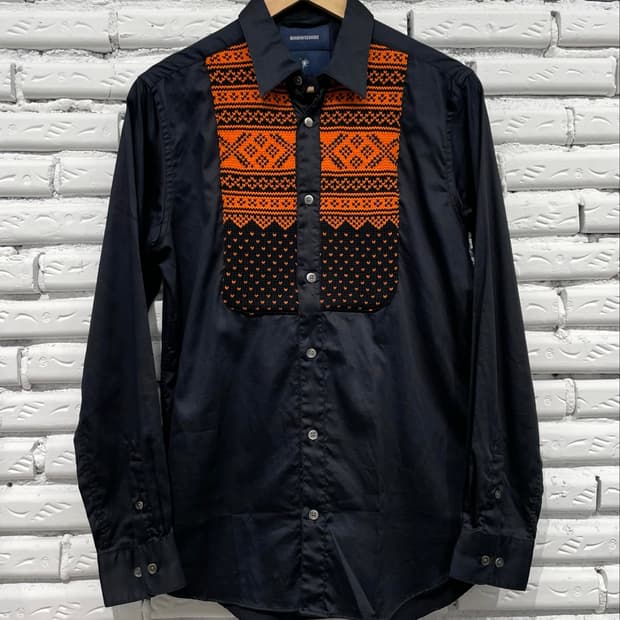MIHARA YASUHIRO Knit Panel Shirt