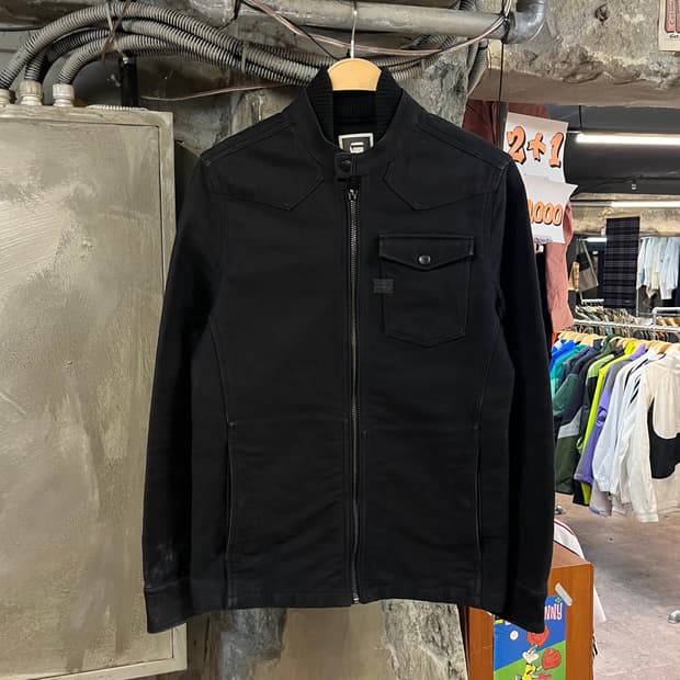 빈티지 라이더 자켓 블랙 M #csz2949 