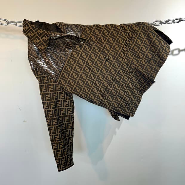 FENDI 펜디 90‘s FF자카드 톤온톤 스티칭 자켓