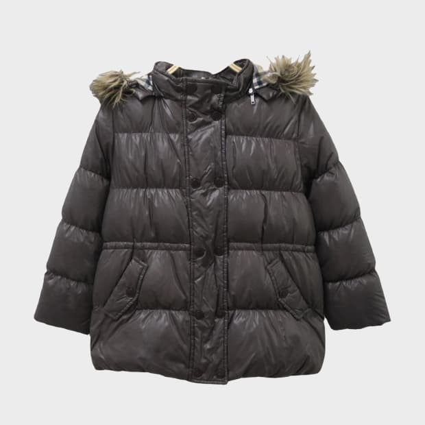 버버리 런던 키즈 셔링 패딩 130A 62244