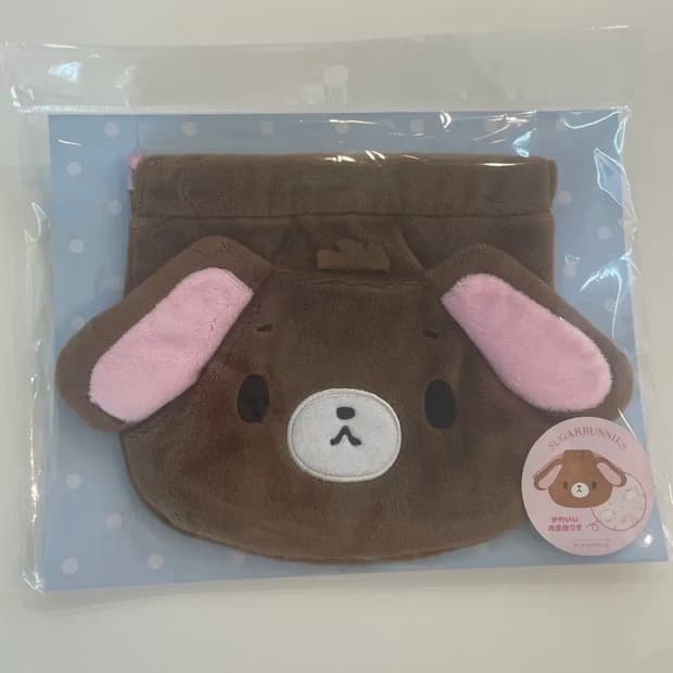 슈가바니즈 쿠로우사 조리개 파우치 산리오