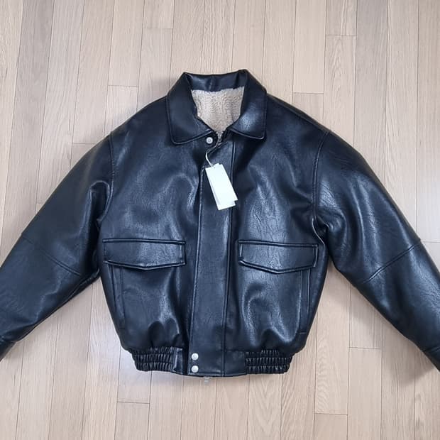 라퍼지 아워맨 버핑레더 양털 자켓 S _ 남성