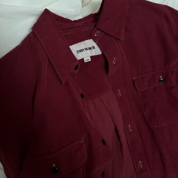 토니웩 가먼트 다잉 코듀로이 셔츠 M