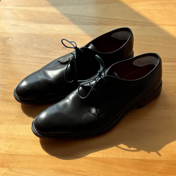 미니멀 플레인 더비, 빈티지 Loake 로크 Drake UK9/280