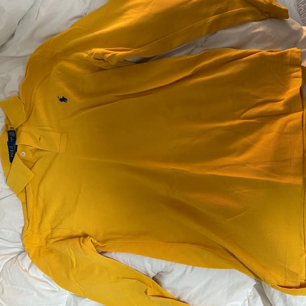 폴로 랄프로렌 폴로긴팔 옐로우