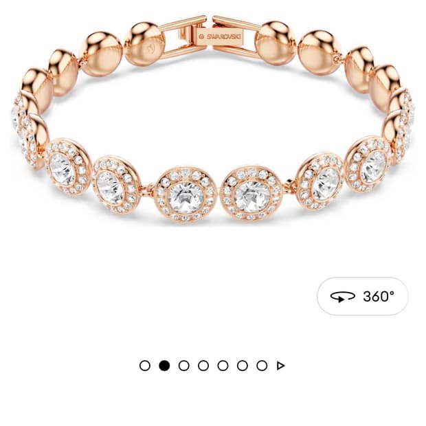 스와로브스키 엔젤릭 브레이슬릿 팔찌 (로즈골드)