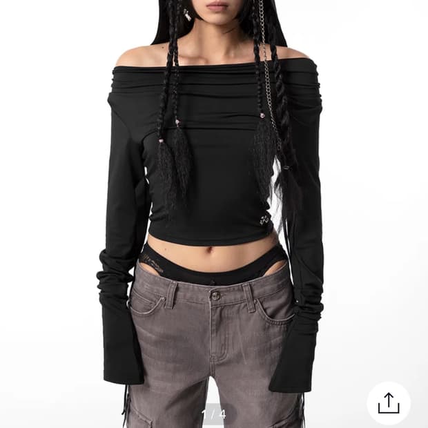 Leey hoodie ribbon drape top 엘이이와이 후디탑