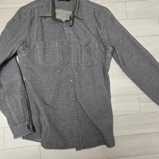 더블알엘 RRL 모 혼방 그레이 워크셔츠 S