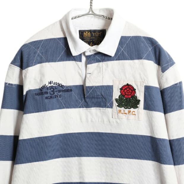 폴로 랄프로렌 장미패치 럭비티