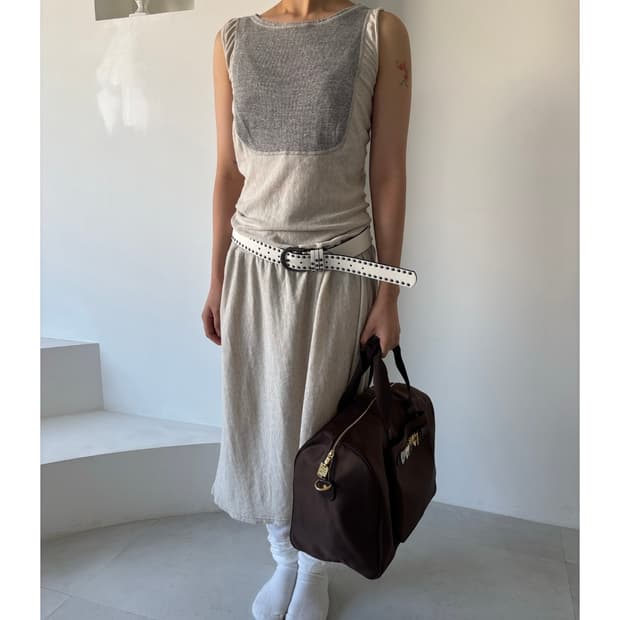 캐피탈 cozy knit long 원피스