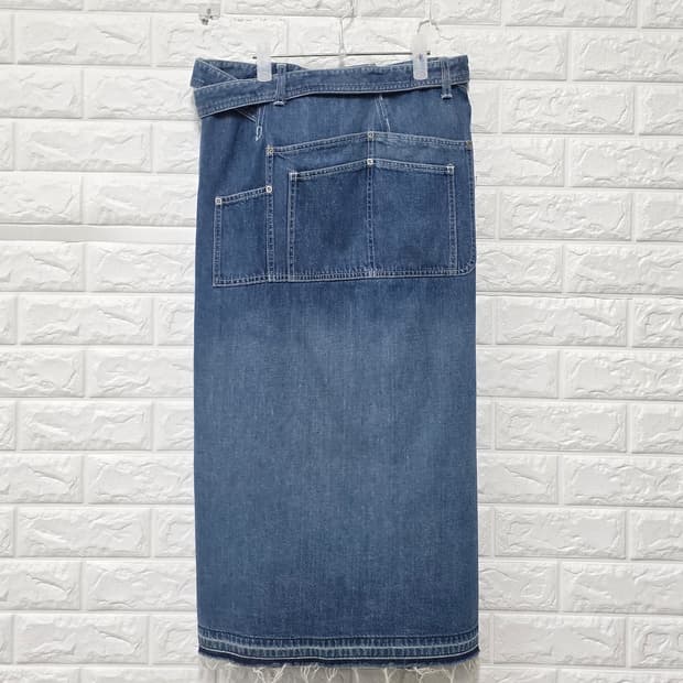 사카이 데님 롱 스커트 