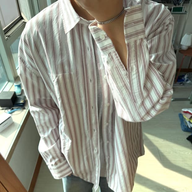 스투시 스트라이프 셔츠