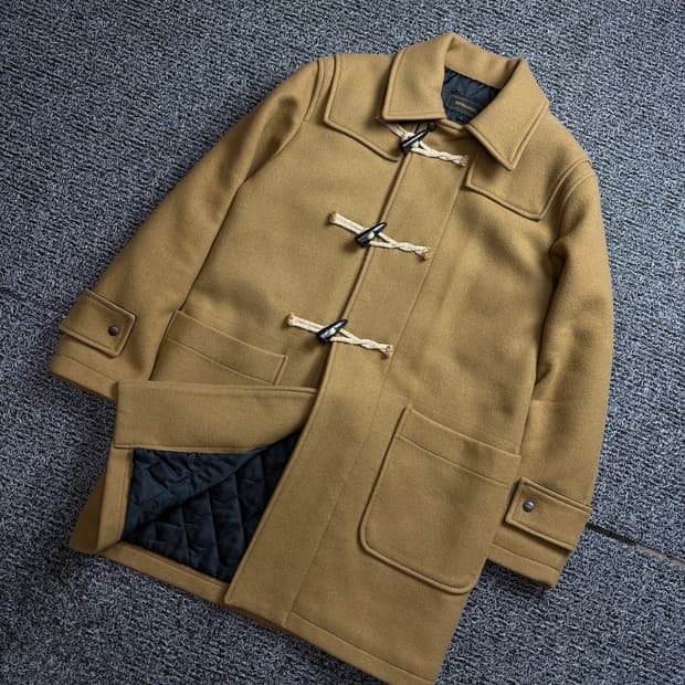 유니폼 브릿지 울 더플코트 떡볶이 코트 베이지 2381