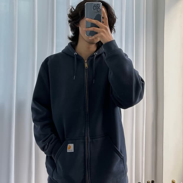 [L]칼하트 써멀 레인디펜더 뉴네이비 후드집업