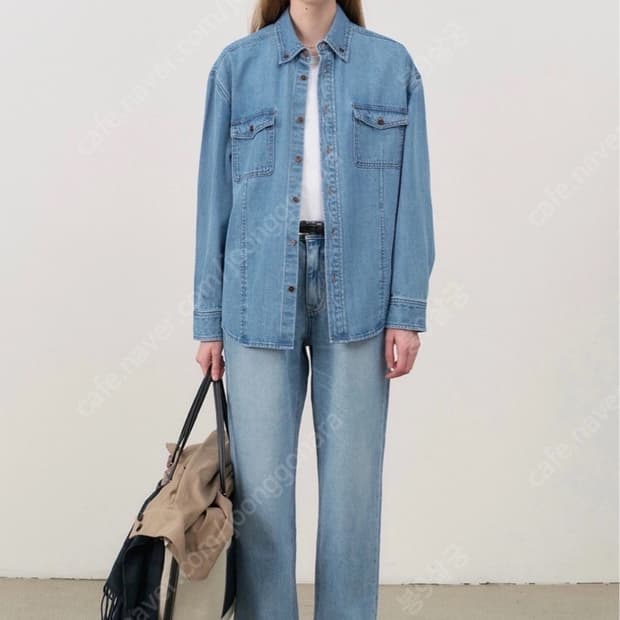 던스트 dunst 클래식 여성 데님셔츠