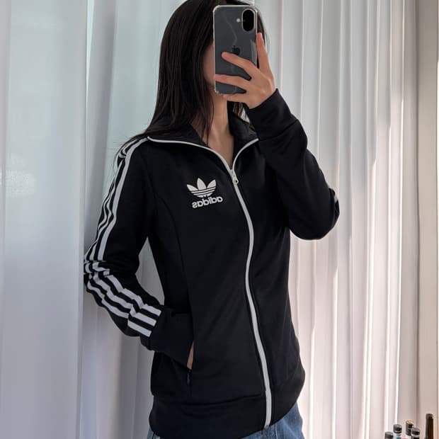 [S]아디다스 유로파 블랙 트랙탑 져지