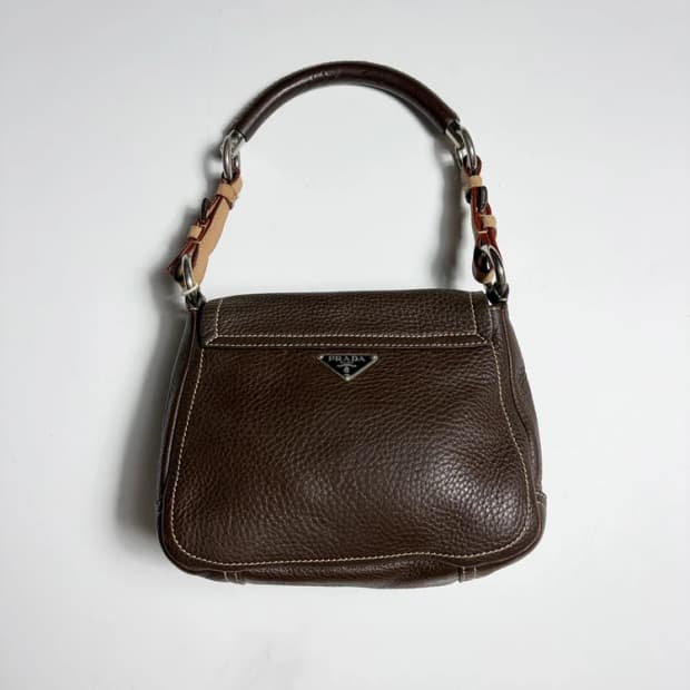 프라다 PRADA 00's Y2K 가죽 호보백 PR2264
