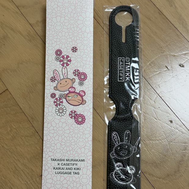 [새상품] 케이스티파이 x 무라카미 네임택 러기지택