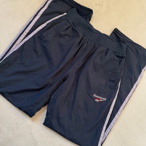 리복 연보라 바스락 트레이닝 트랙팬츠