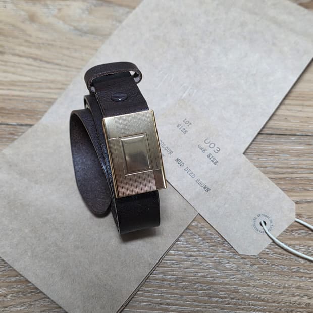 1회착 택포20만)25fw타이가 타카하시 003벨트 머드다이