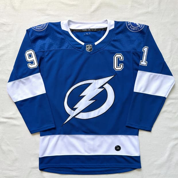 아디다스 NHL 탬파베이 라이트닝 스탬코스 하키 져지 46 (105)