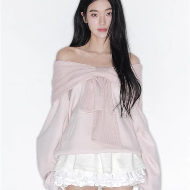 [미개봉] 더티스 리본후드 핑크