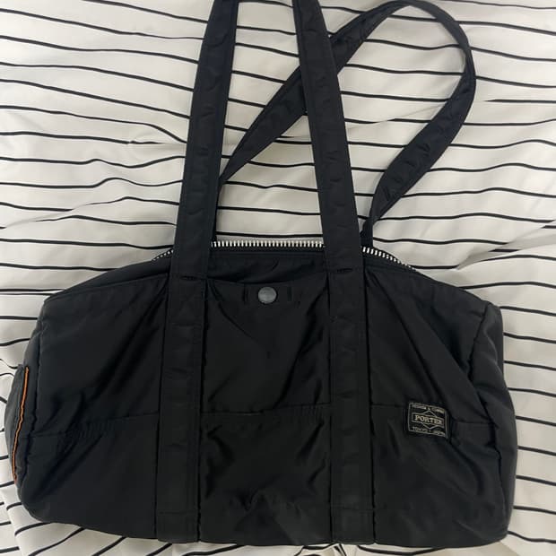 포터 탱커 더플백 블랙 L