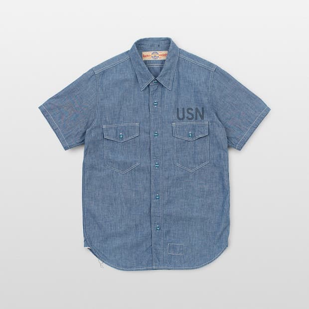 THE REAL McCOY’S USN Chambray Utility Sh