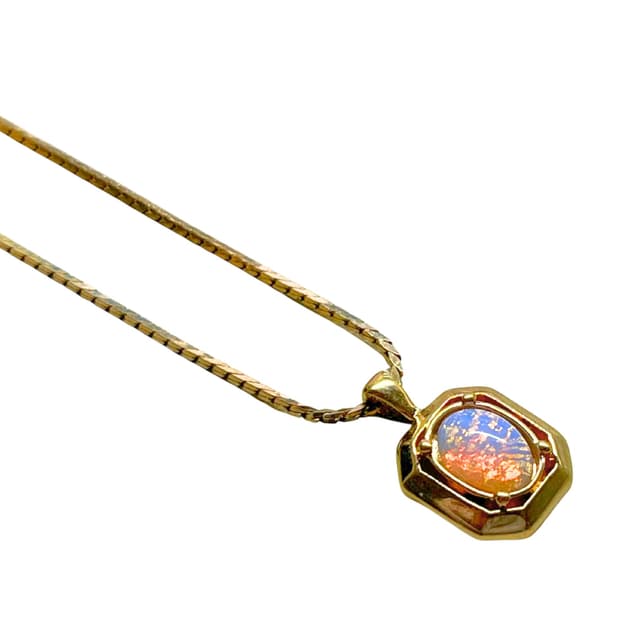 [RARE] AVON 에이본 빈티지 오팔 목걸이