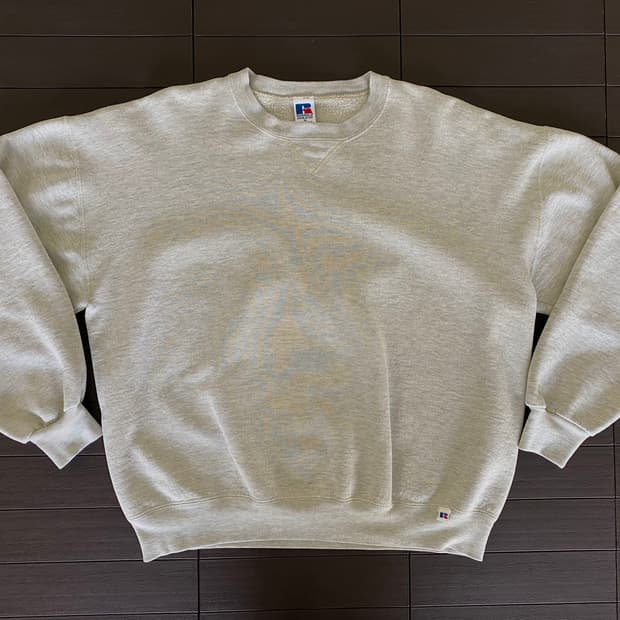 (XL) 90s 빈티지 러셀 스웻셔츠 그레이 USA