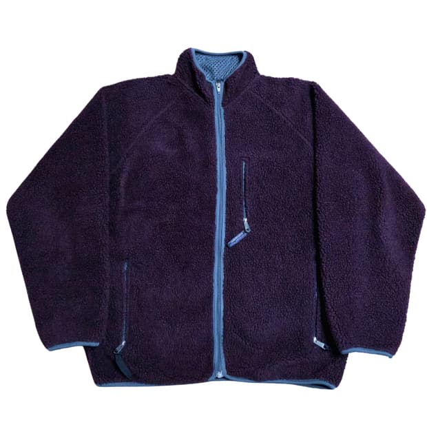 (L)파타고니아Usa 90s 옵시디언플럼 레트로가디건 딥파일