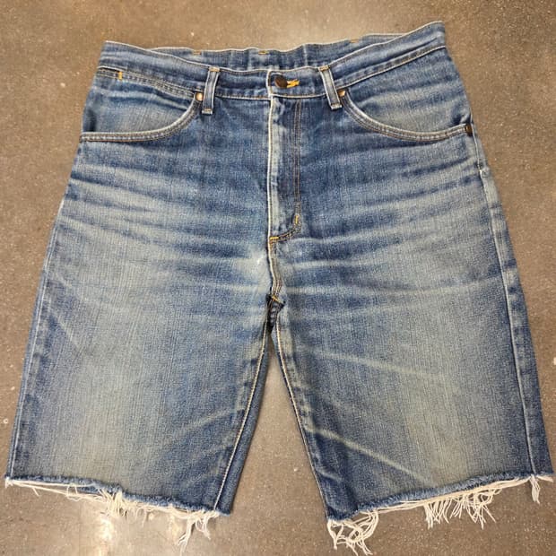 랭글러 90s Made in Japan 데님 쇼츠 청반바지