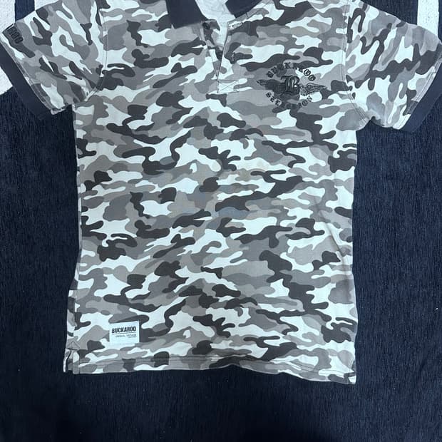 버커루 오리지널 빈티지 카모 카라티