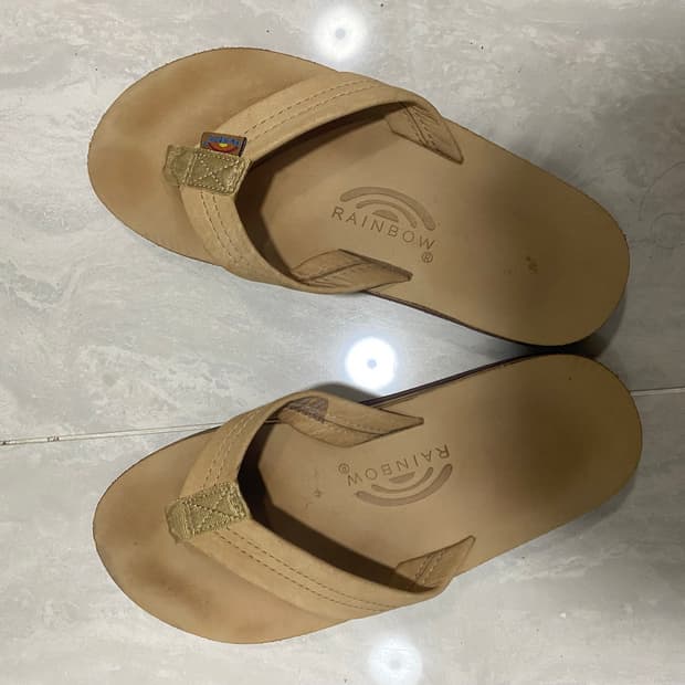 레인보우 샌들 더블레이어 시에라브라운 M