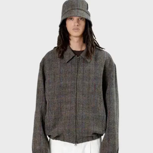 [2] 브라운야드 해리스 트위드 블루종 브라운