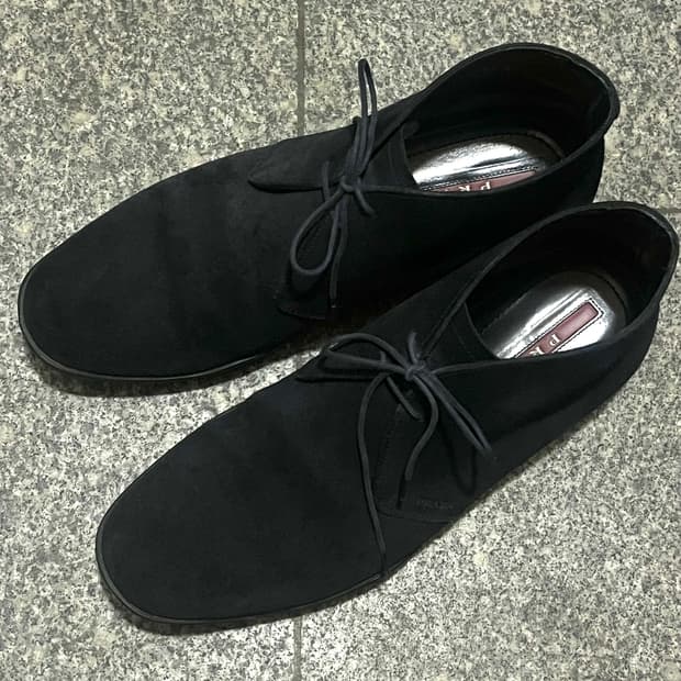 프라다 스포츠 스웨이드 부츠