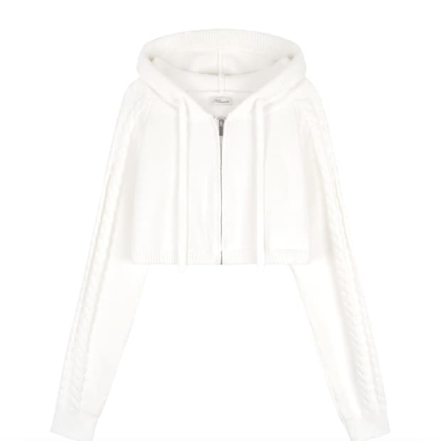 클리시어 츄츄 후드집업 + 케이블탑 (새제품)