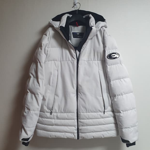 택포가 아이더 패딩 아슬랙 구스 다운 숏패딩 그레이 XL