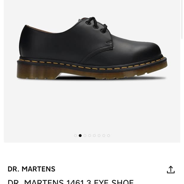 닥터마틴 1461 3홀 스무스 블랙 250 [새상품]