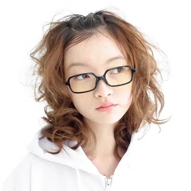 샵페어리 black rectangular glasses 뿔테 안경