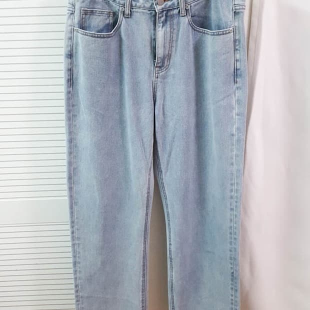 무신사스탠다드 남성 레귤러 핏 청바지 라이트 인디고