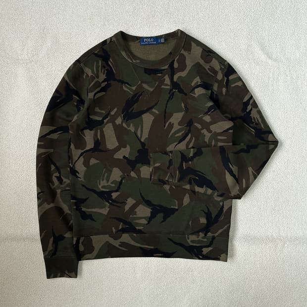 폴로 랄프 로렌 카모 스웨트셔츠