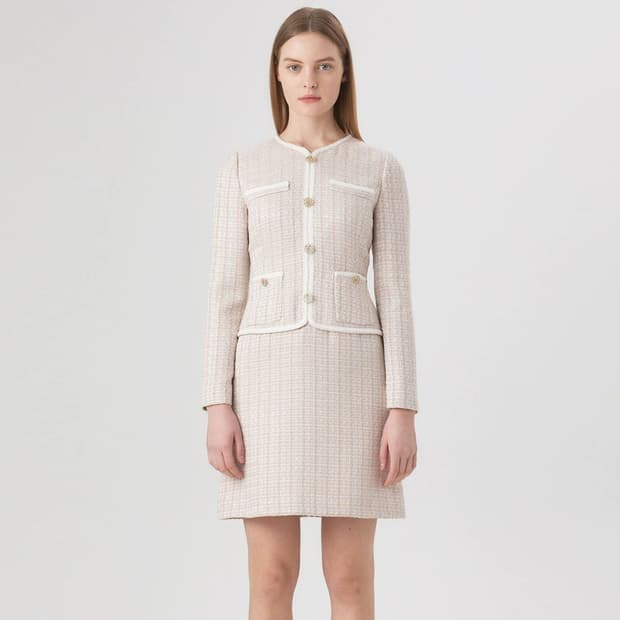 라인(LINE) 트위드원피스 55 새상품