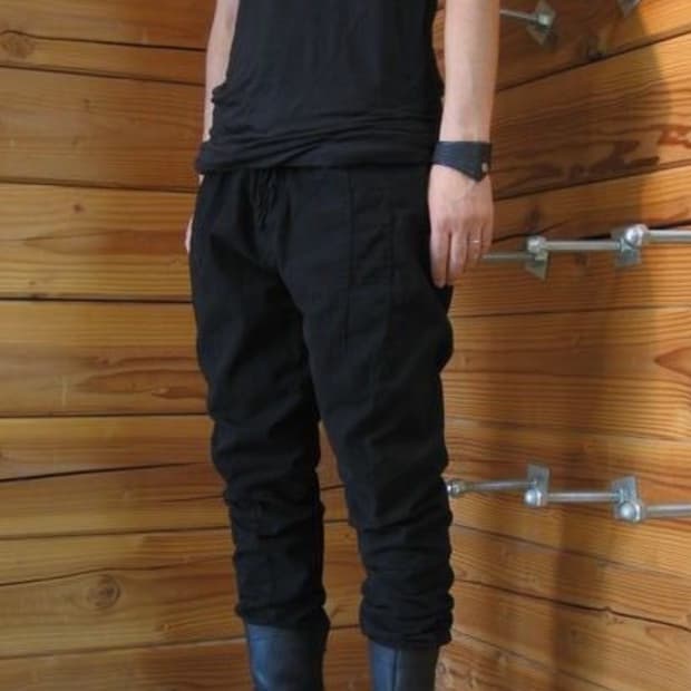 Julius AW12 resonance; black denim