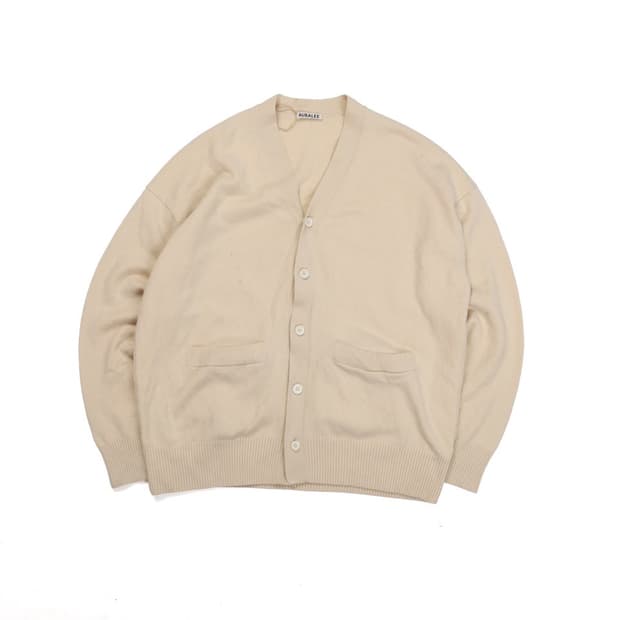 오라리 Auralee Wool Cardigan