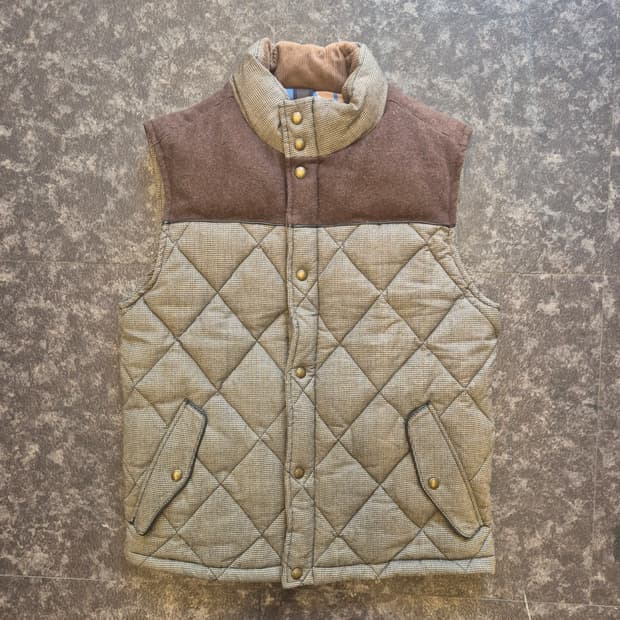 올젠 Terra Nova 남성 퀼팅 조끼 - 100사이즈